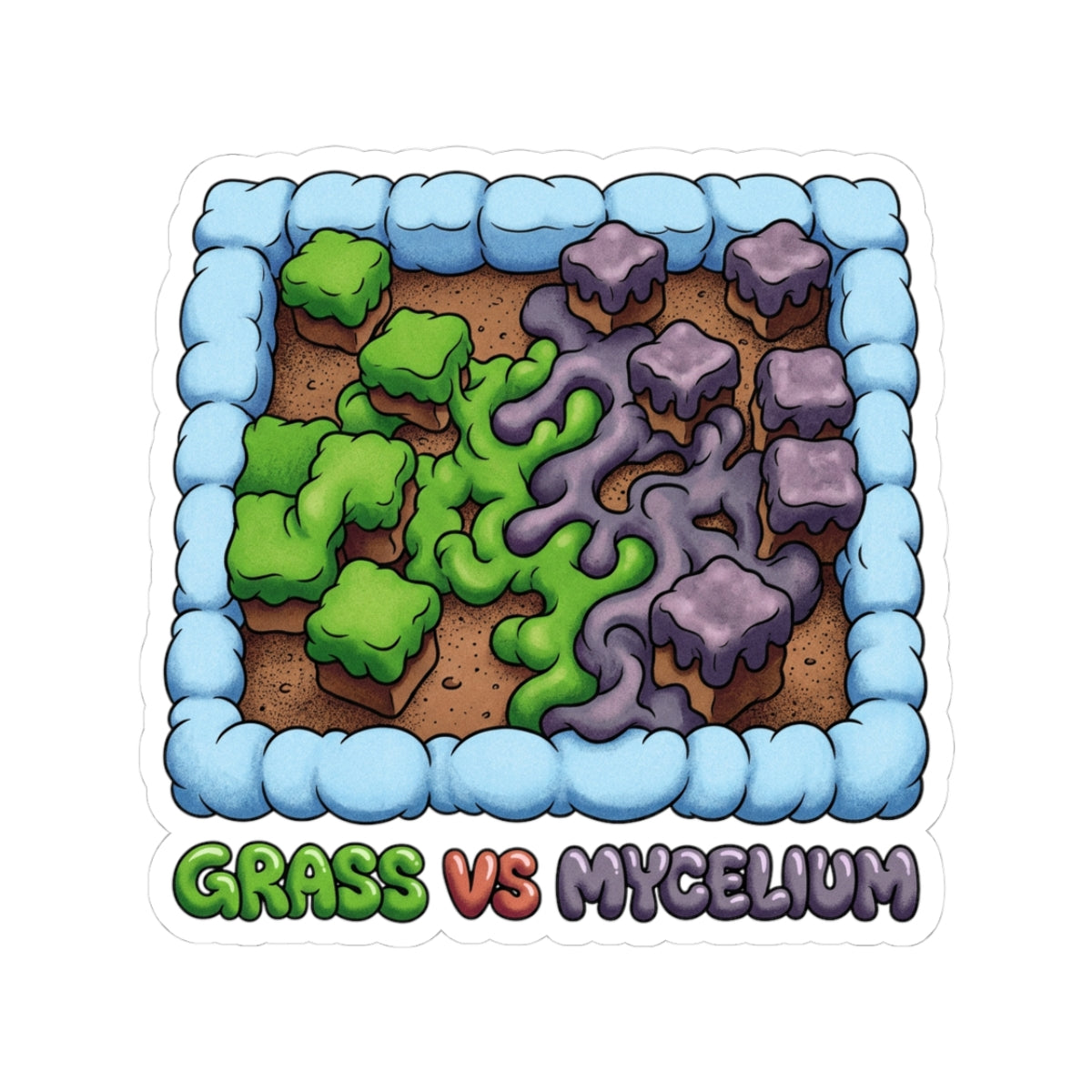 Grass vs Mycelium