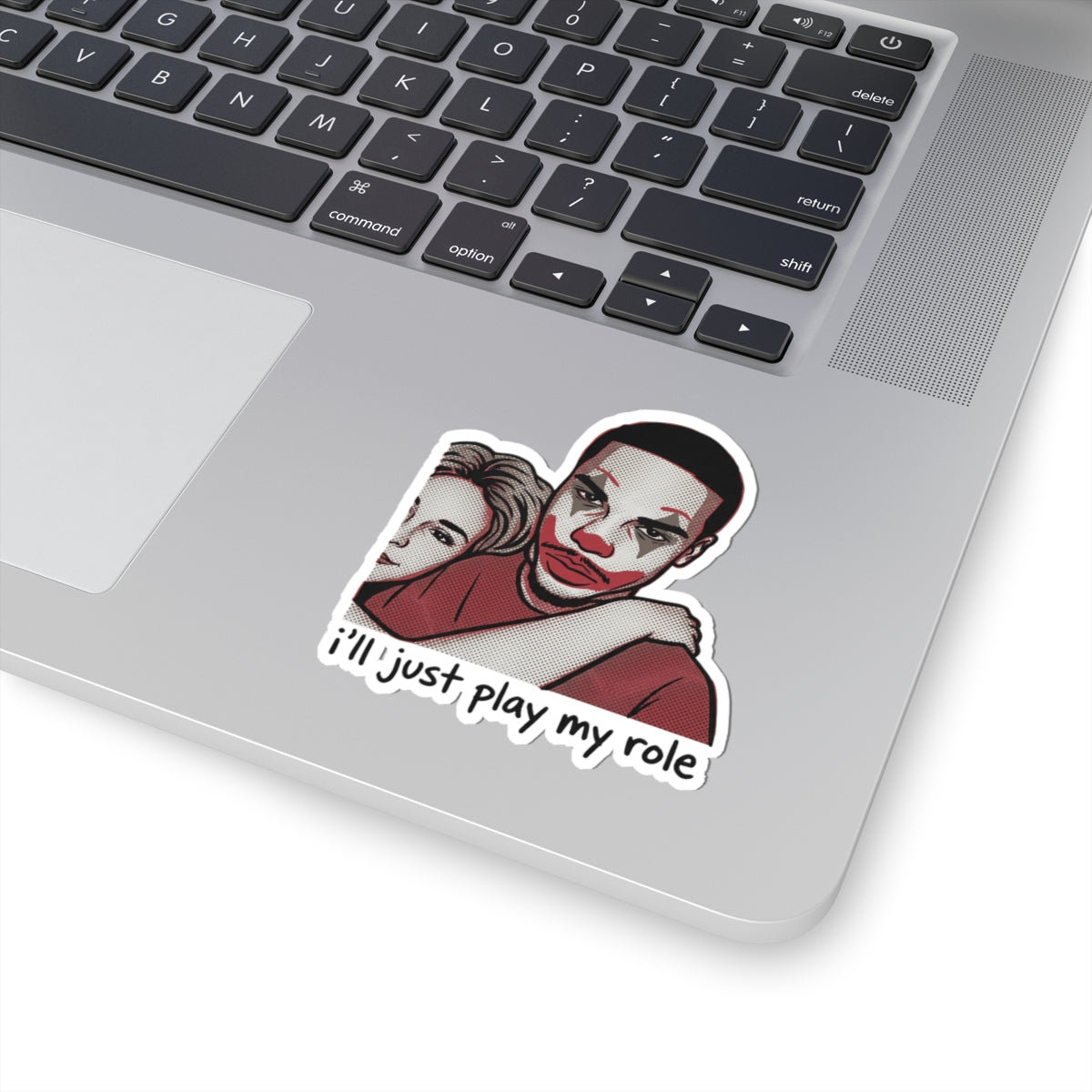 Sad Clown Plays His Role