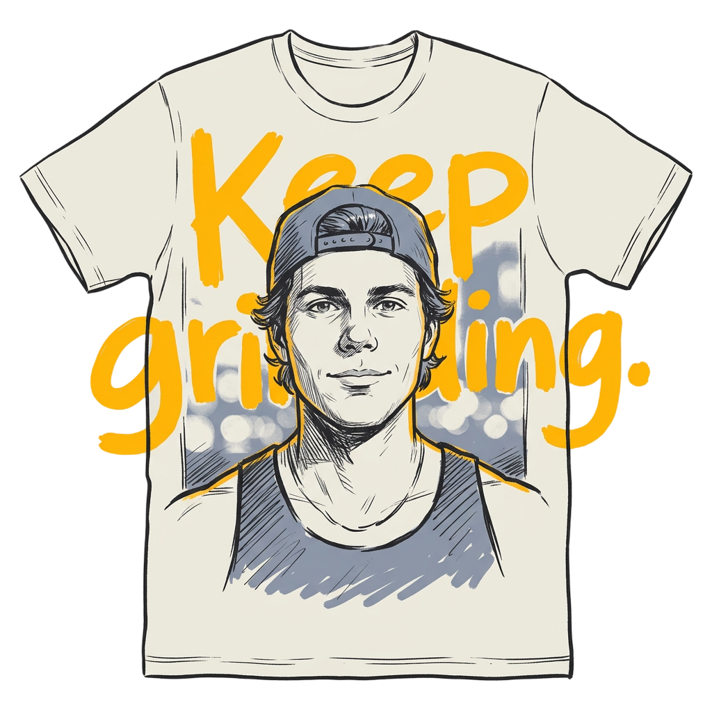 Keep Grinding Portrait