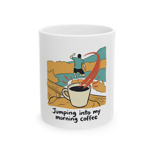 Jumping Into Morning Coffee