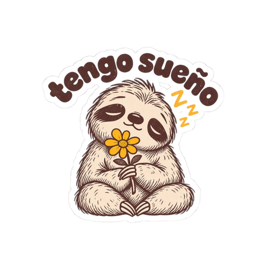 Sleepy with a Flower
