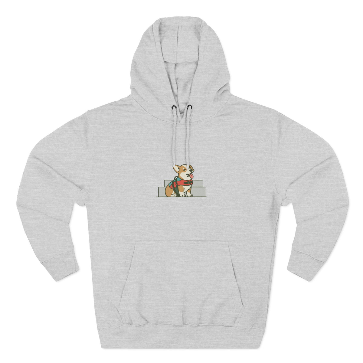 Three-Panel Fleece Hoodie