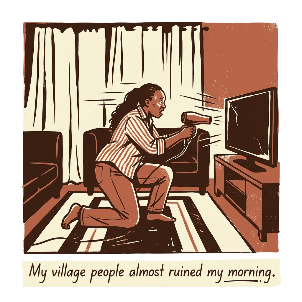 My village people almost ruined my morning.