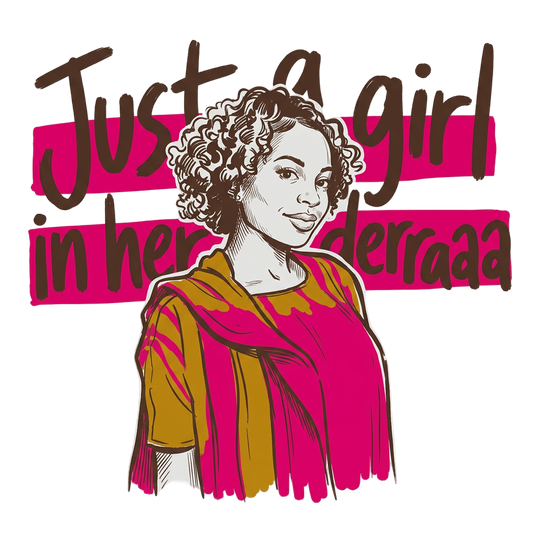Just a Girl in Her Derra Portrait