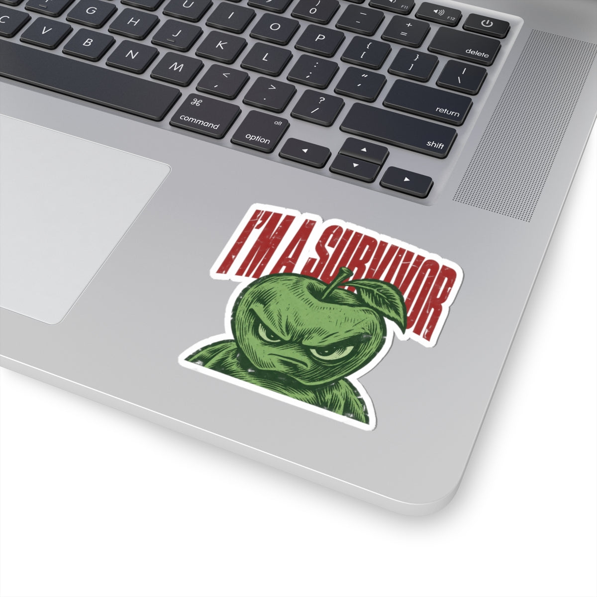 Apple Character 'I'm a Survivor'