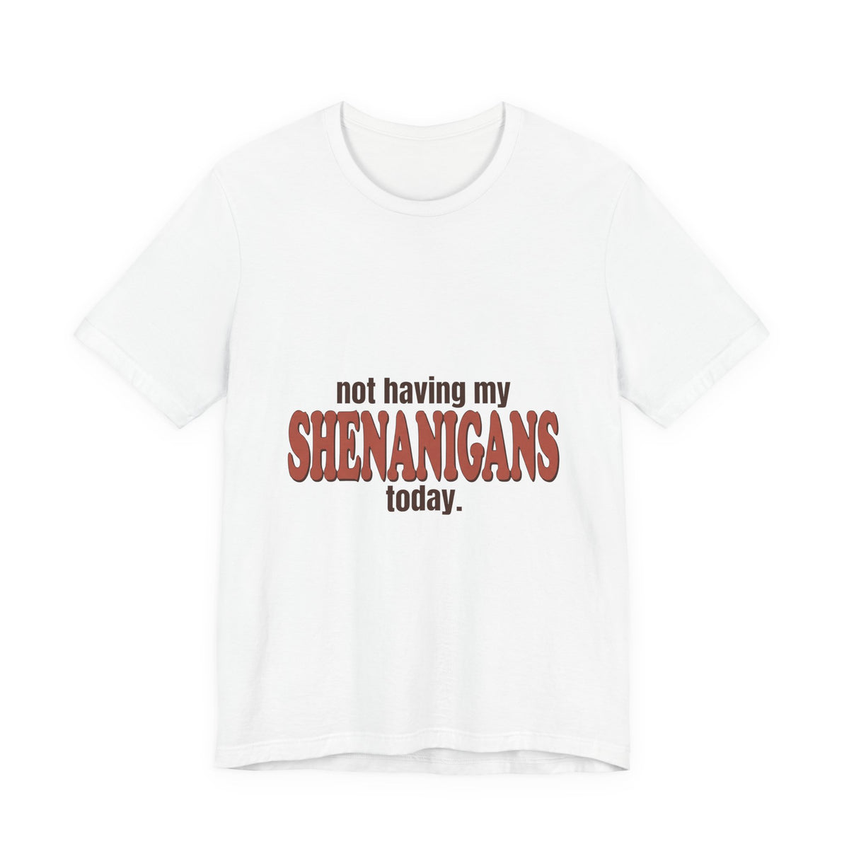 Not Having My Shenanigans Today