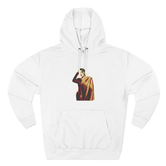 Three-Panel Fleece Hoodie
