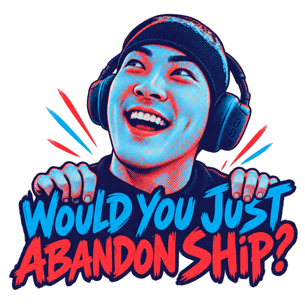 Abandon Ship Laughing Portrait