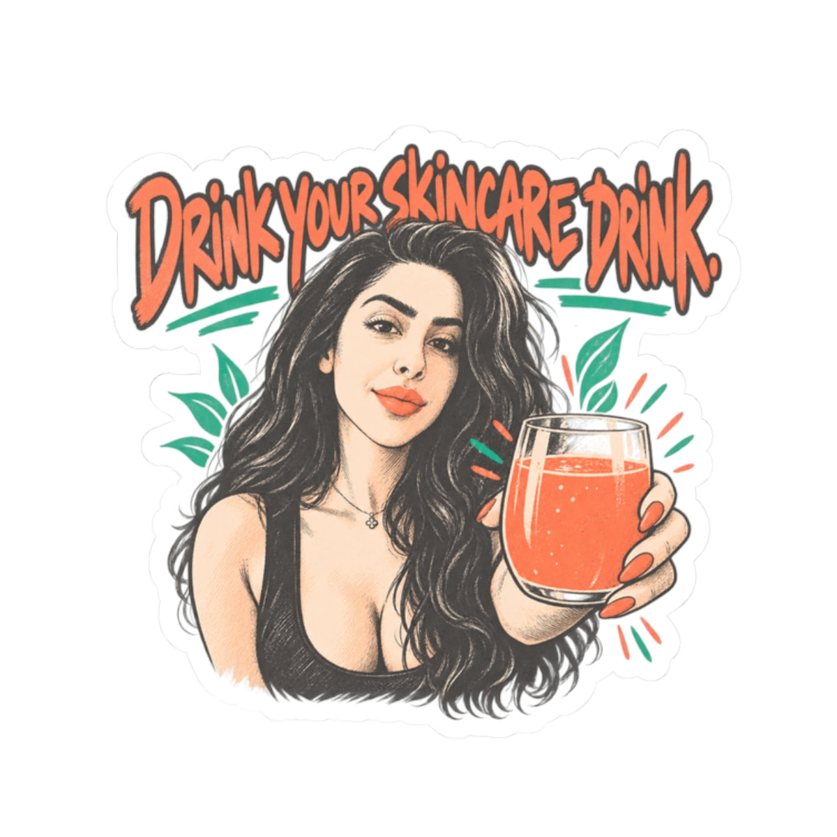 Skincare Drink Portrait