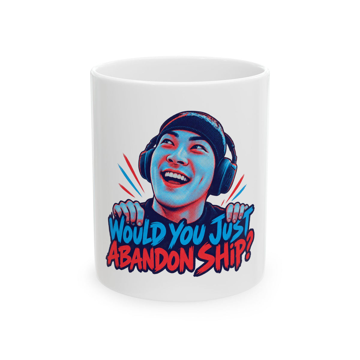 Abandon Ship Laughing Portrait