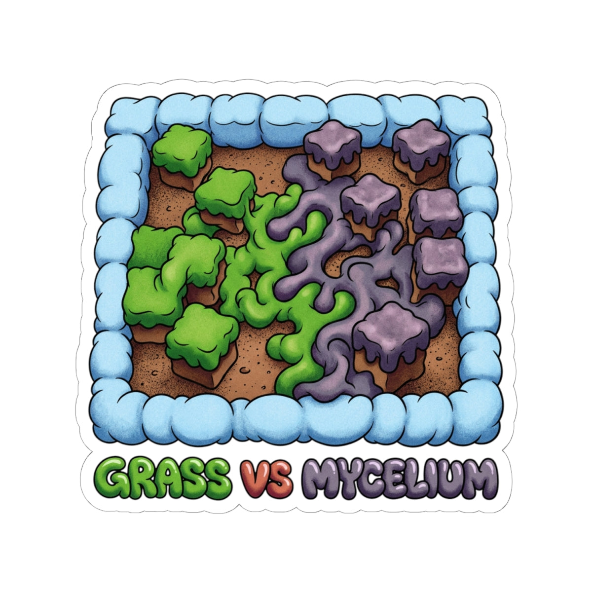 Grass vs Mycelium