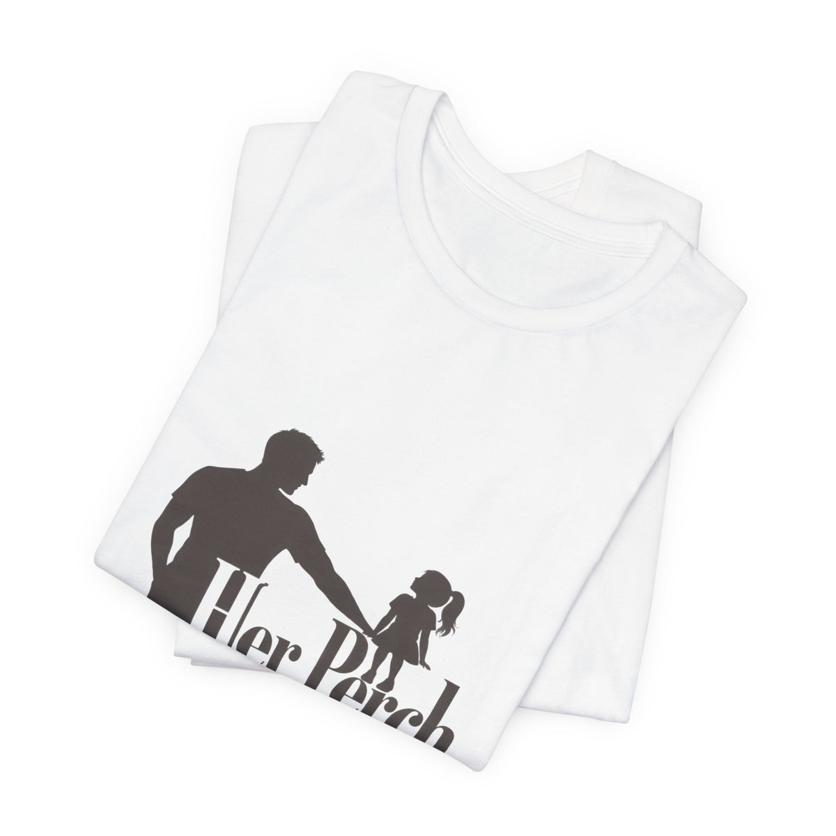 Father Daughter Perch Silhouette