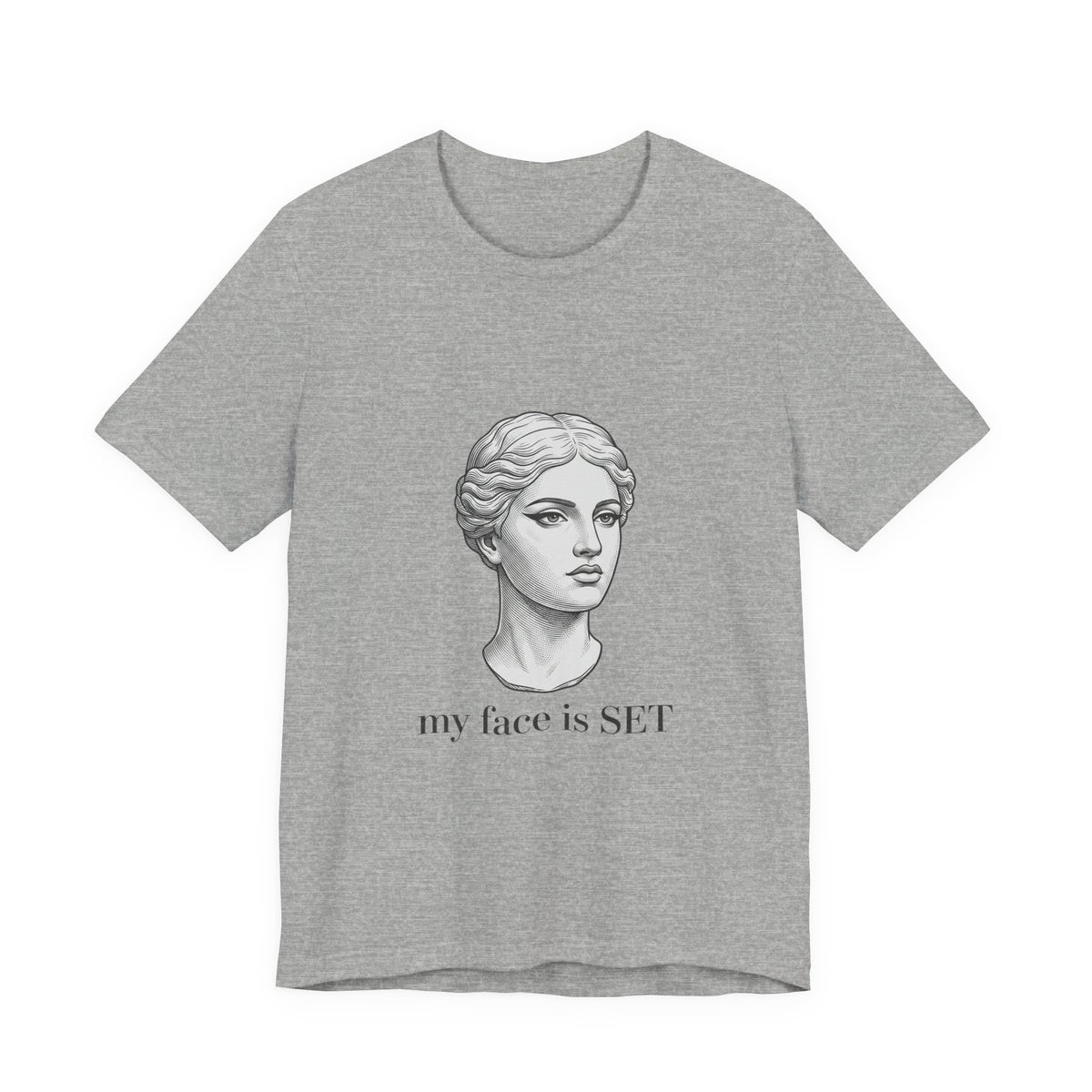 Face is SET Marble Bust
