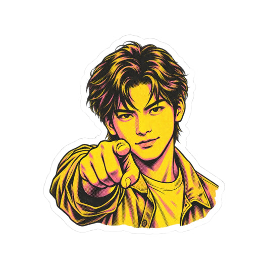 Pop Art Pointing Portrait