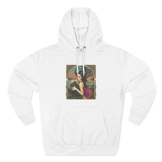 Three-Panel Fleece Hoodie