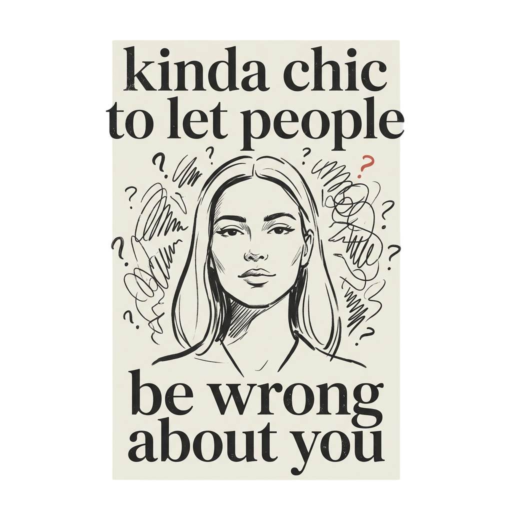 Chic To Let People Be Wrong