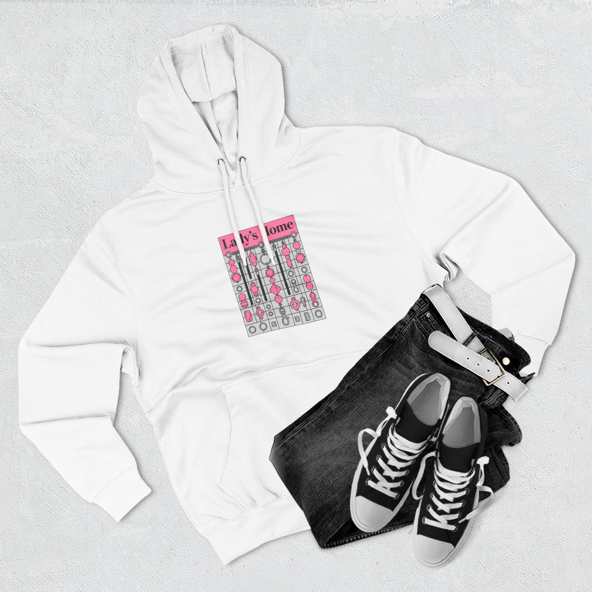 Lady's Home Pink and Black