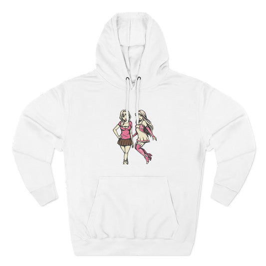 Three-Panel Fleece Hoodie