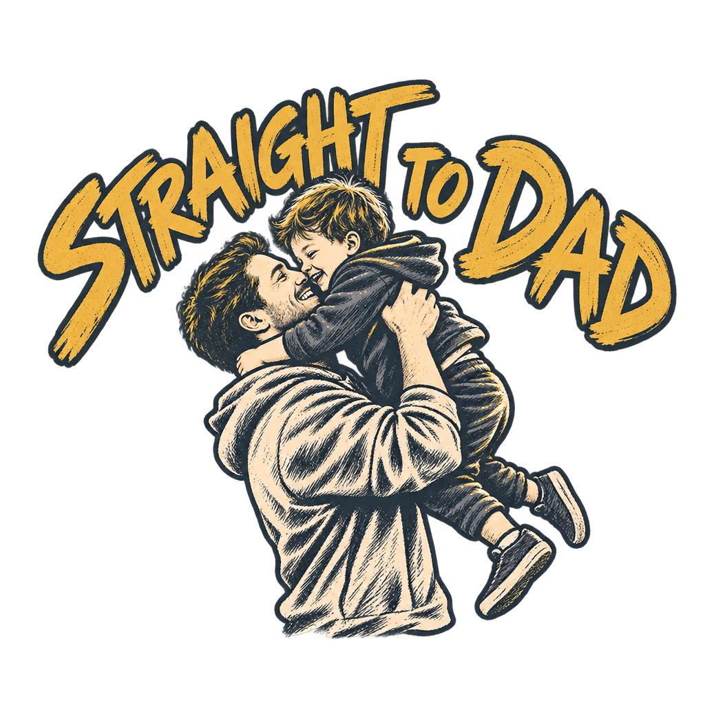 Straight to Dad Hug