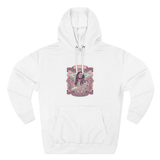 Three-Panel Fleece Hoodie