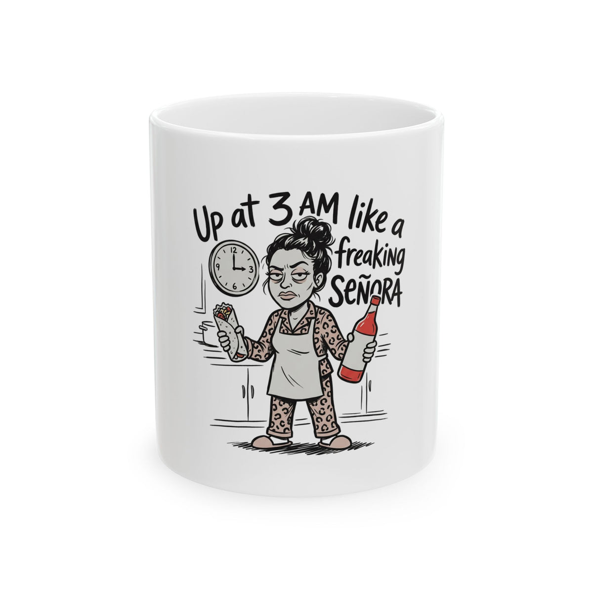 3 AM Señora Cartoon