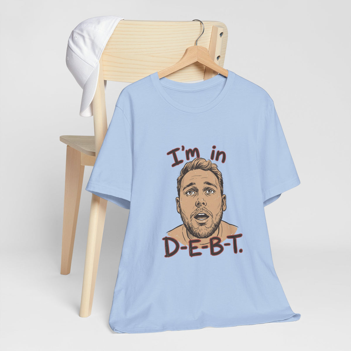 I'm in D-E-B-T
