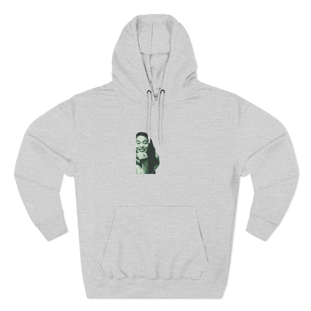 Three-Panel Fleece Hoodie