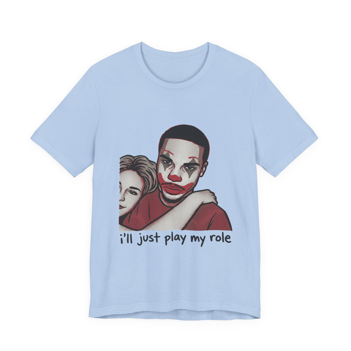 Sad Clown Plays His Role