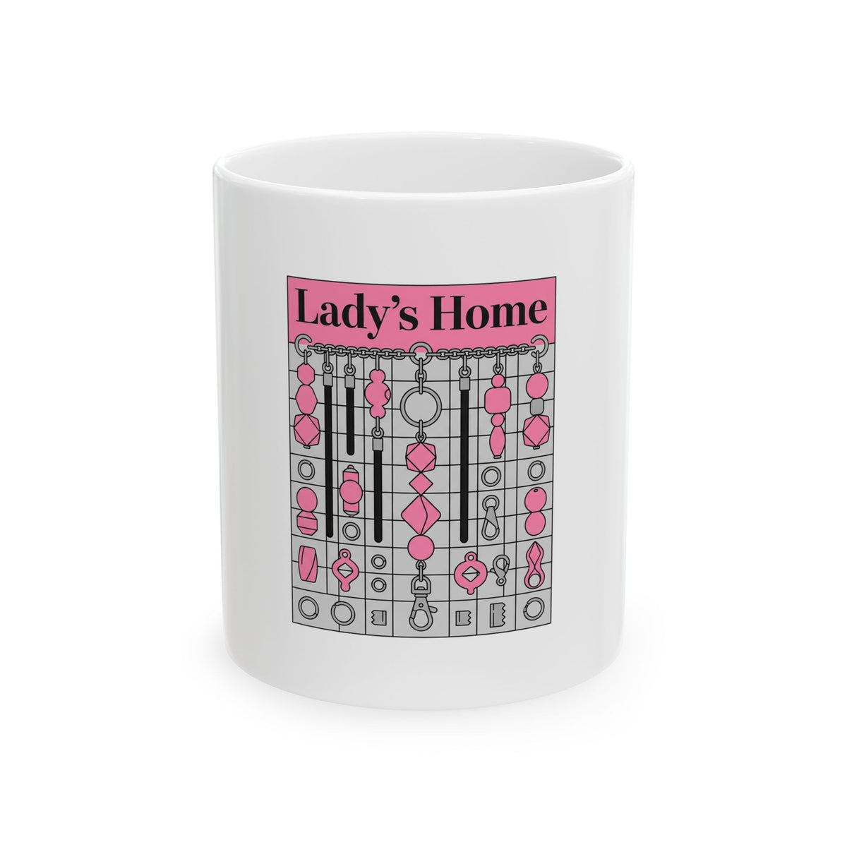 Lady's Home Pink and Black