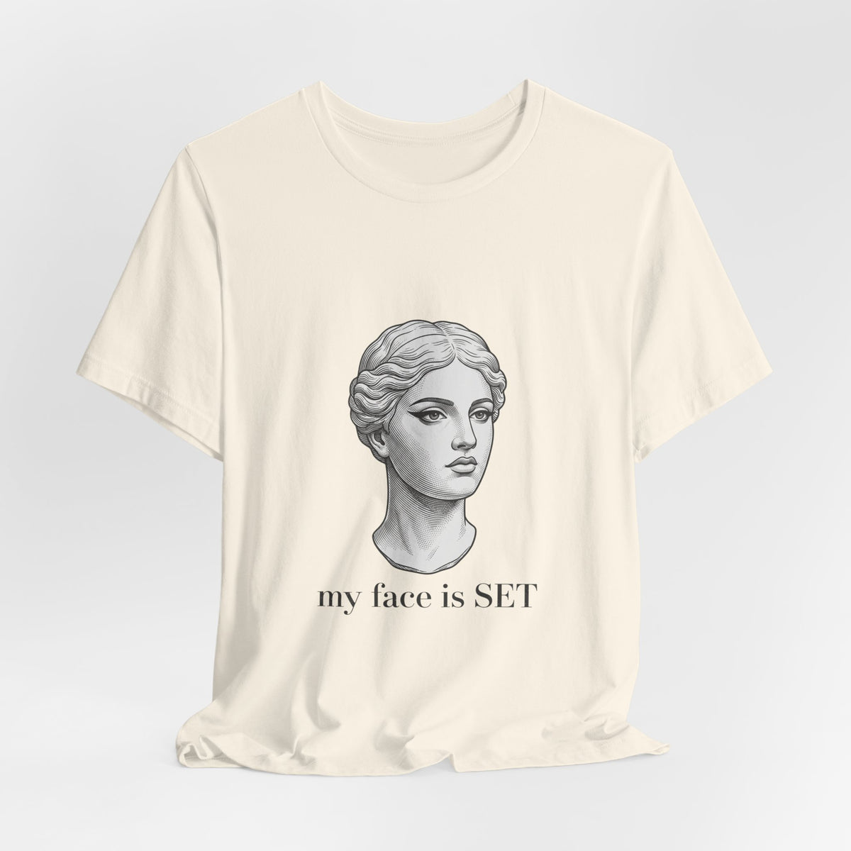 Face is SET Marble Bust