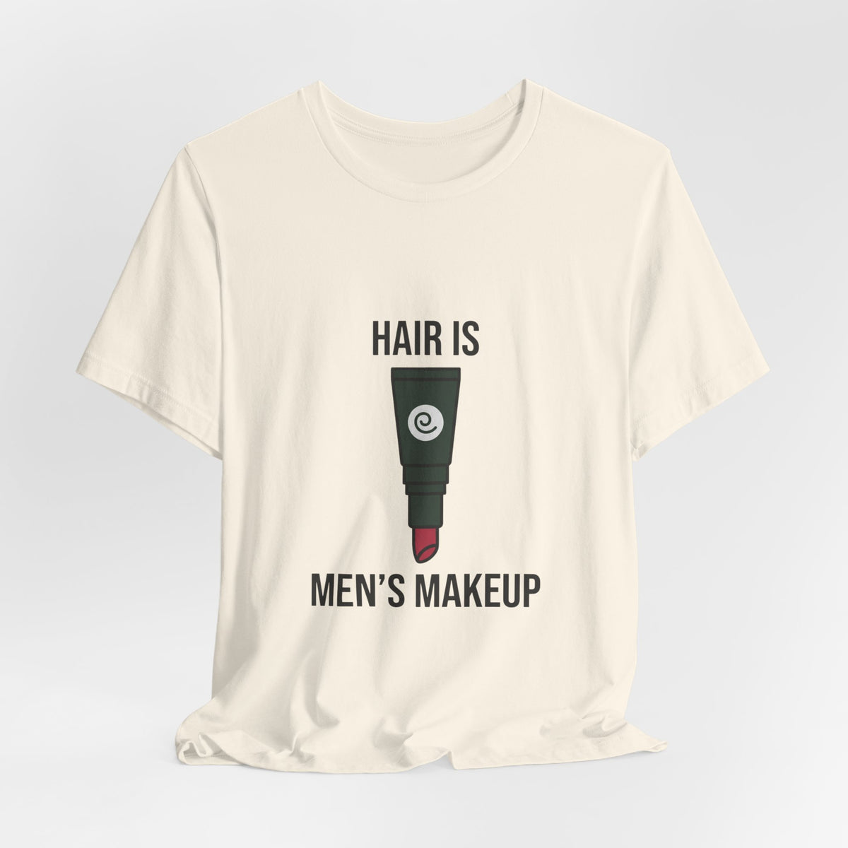 Hair is Men's Makeup Graphic