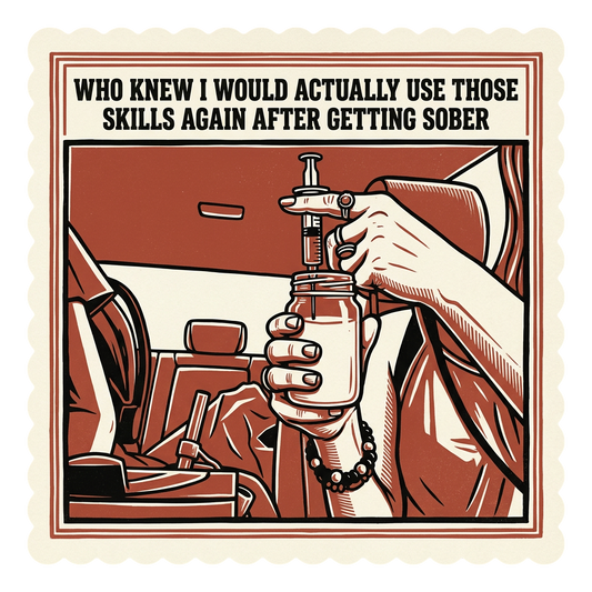 Who knew I would actually use those skills again after getting sober