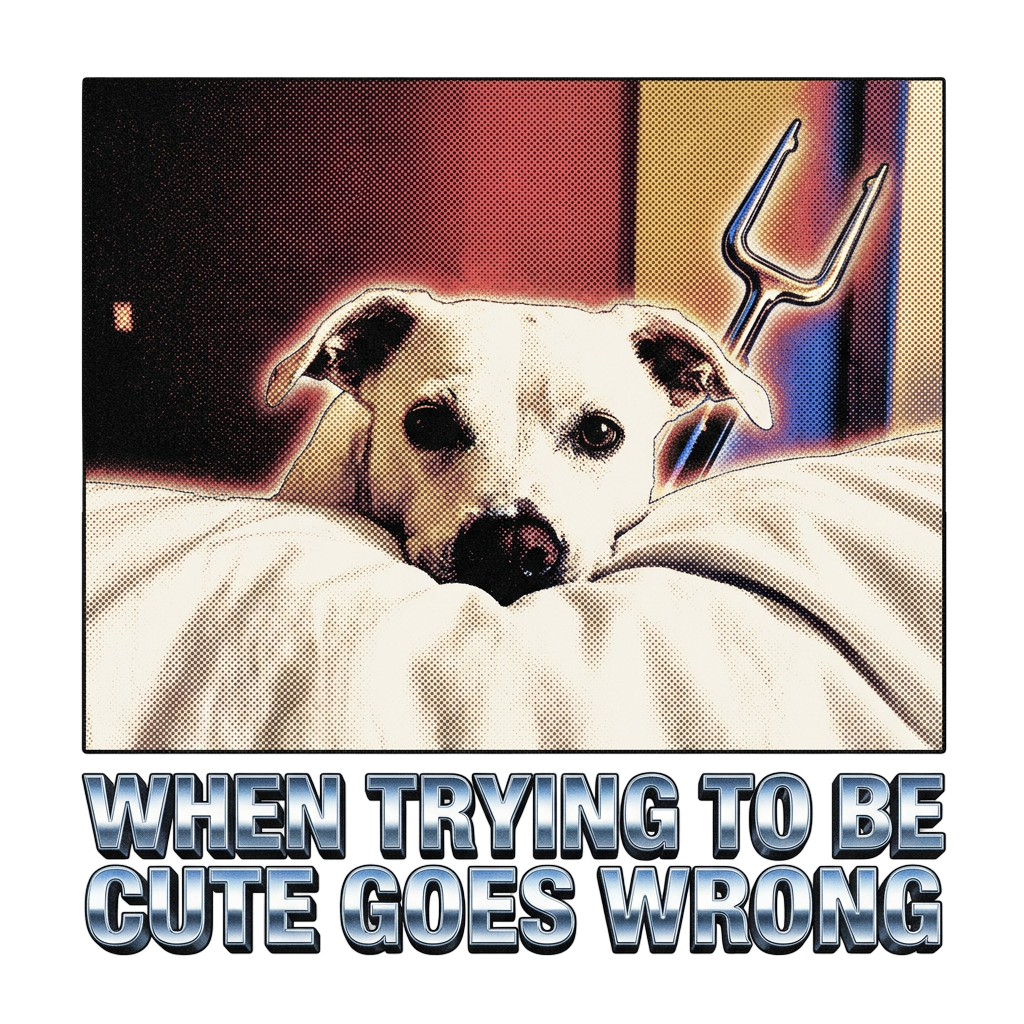 When trying to be cute goes wrong
