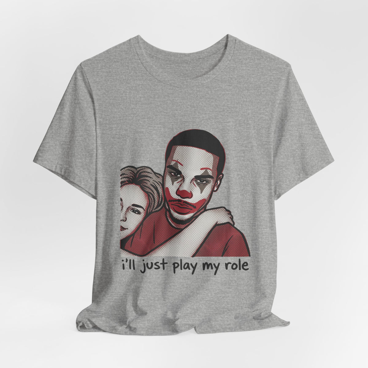 Sad Clown Plays His Role