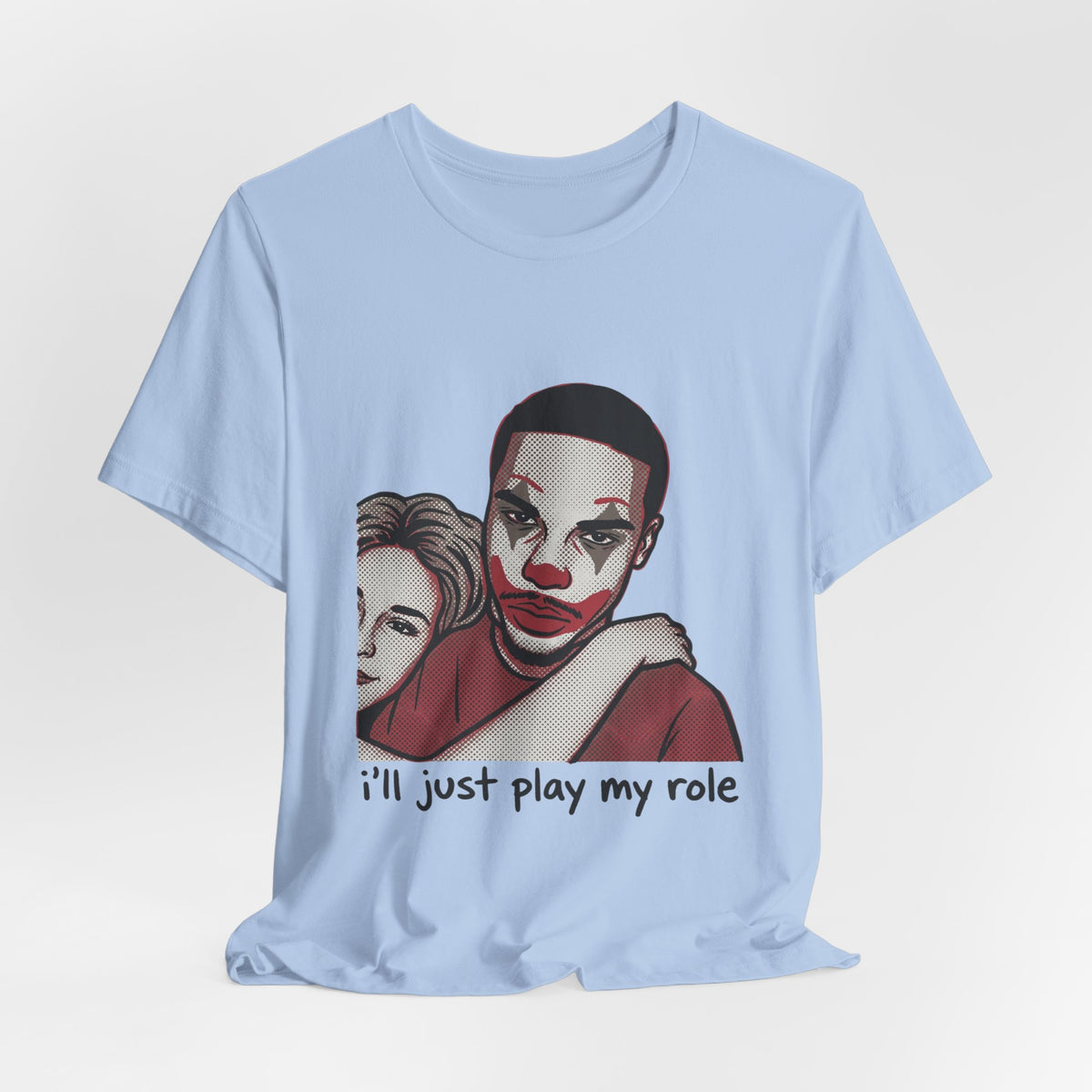 Sad Clown Plays His Role