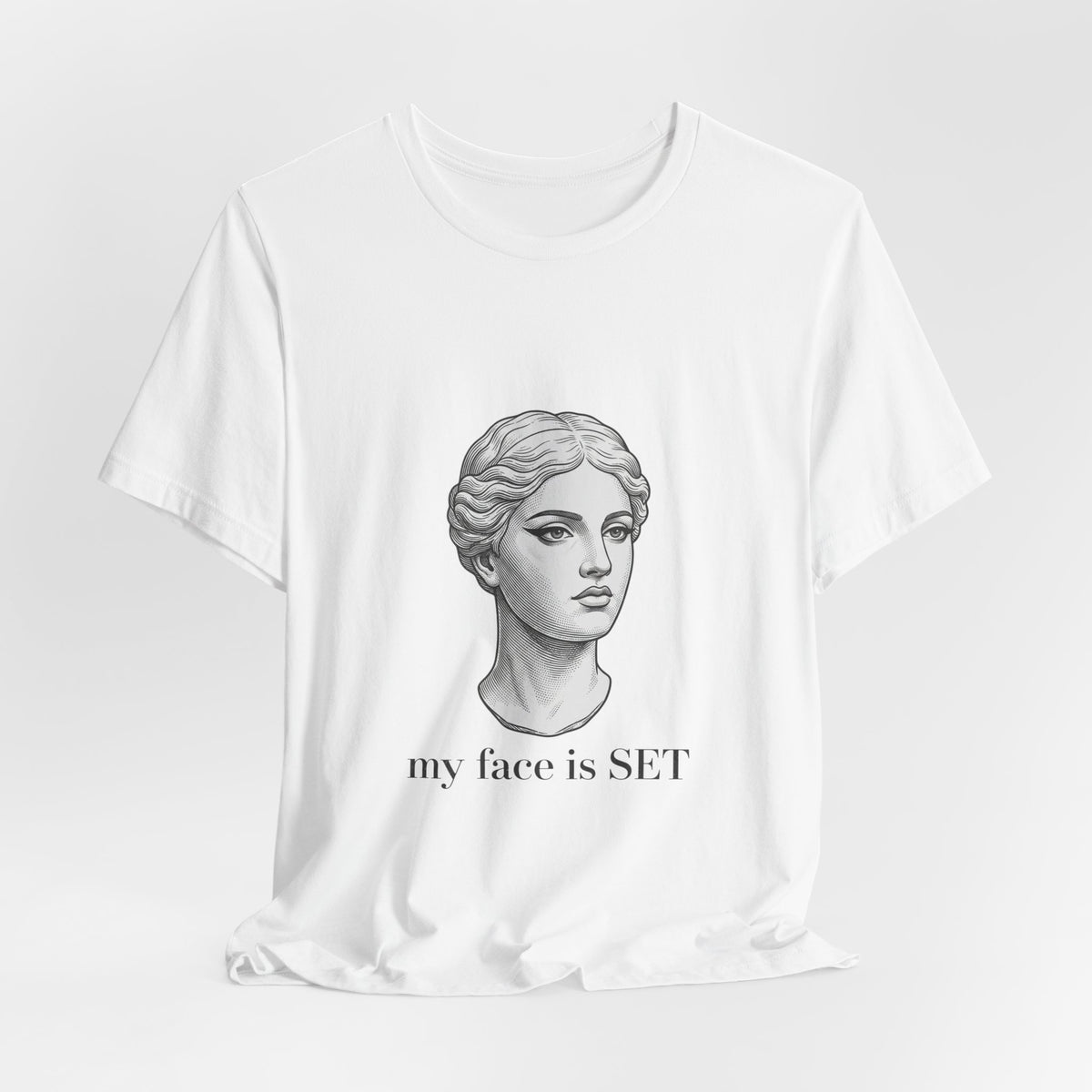 Face is SET Marble Bust