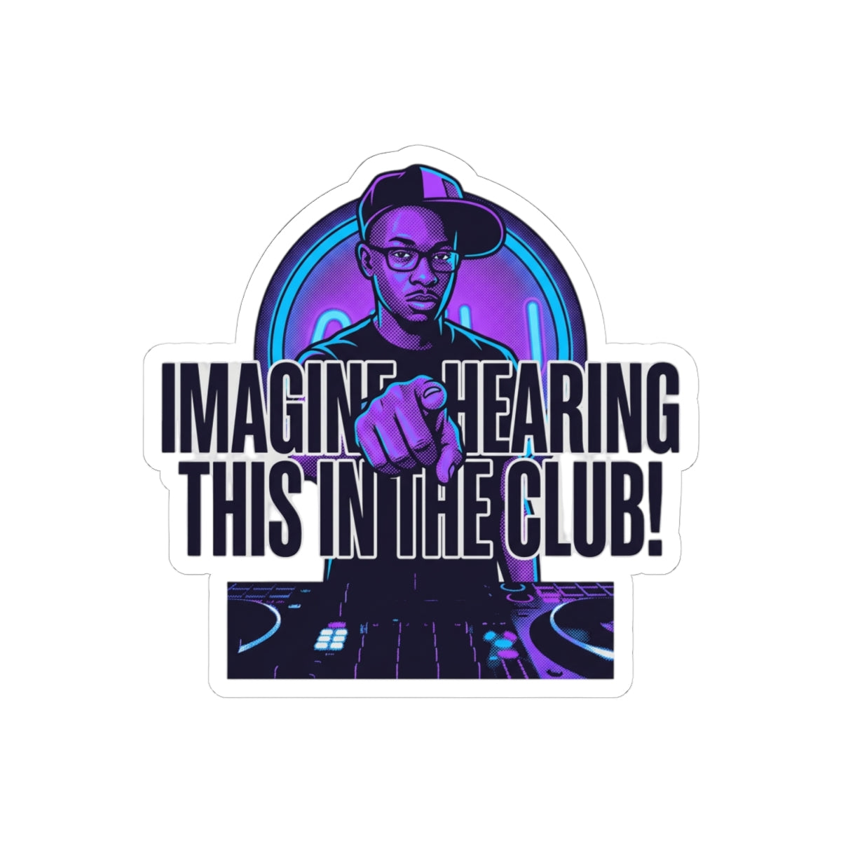 DJ Pointing In The Club