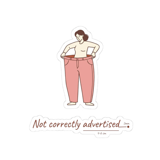 Not Correctly Advertised