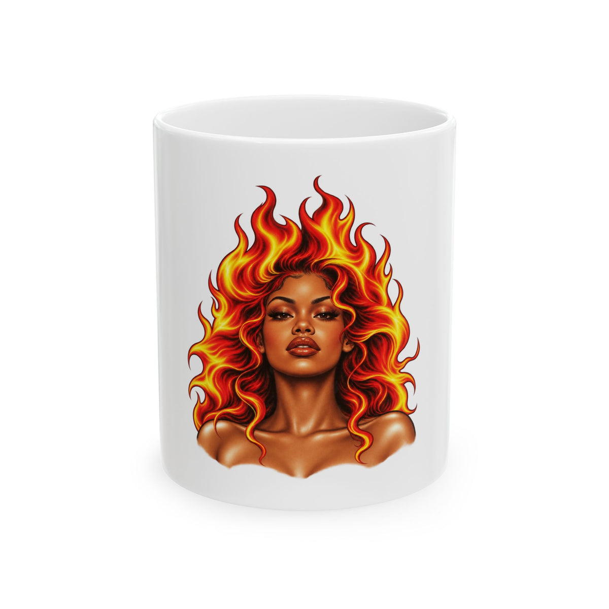 Flame Hair Portrait