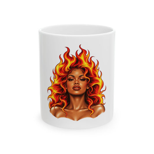 Flame Hair Portrait