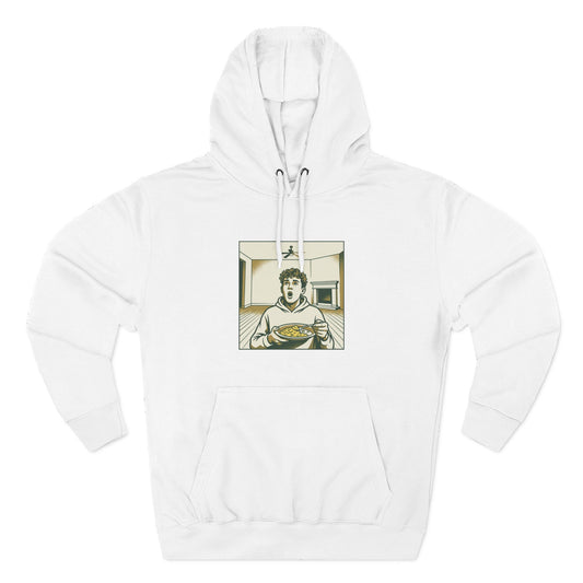 Three-Panel Fleece Hoodie