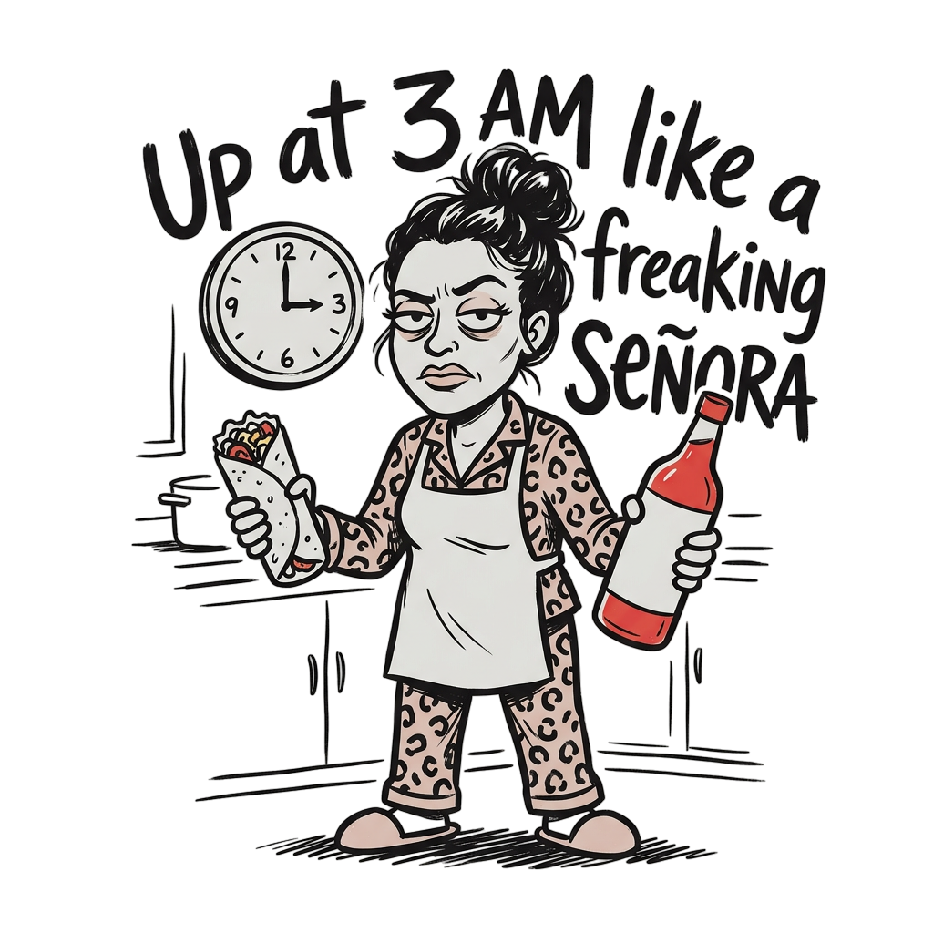 3 AM Señora Cartoon