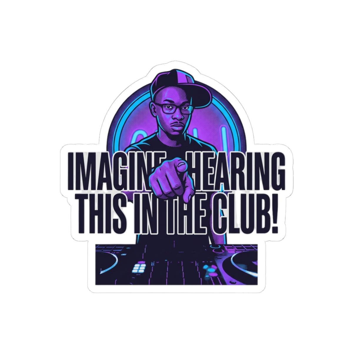 DJ Pointing In The Club