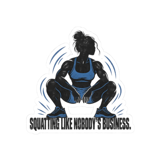 Squatting Line Art