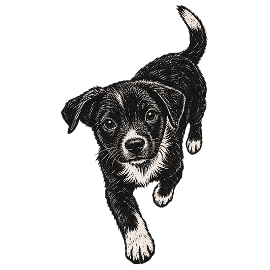 Puppy Running for Help