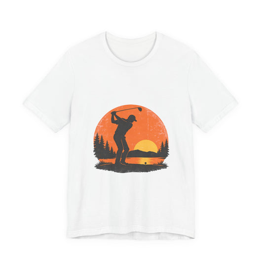 Sunset Silhouette Backswing
