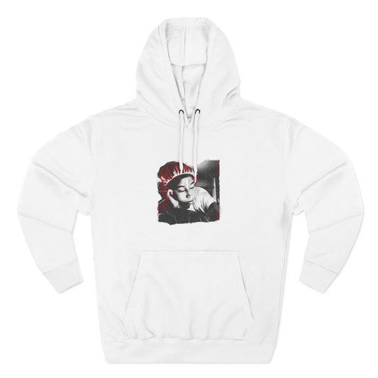 Three-Panel Fleece Hoodie