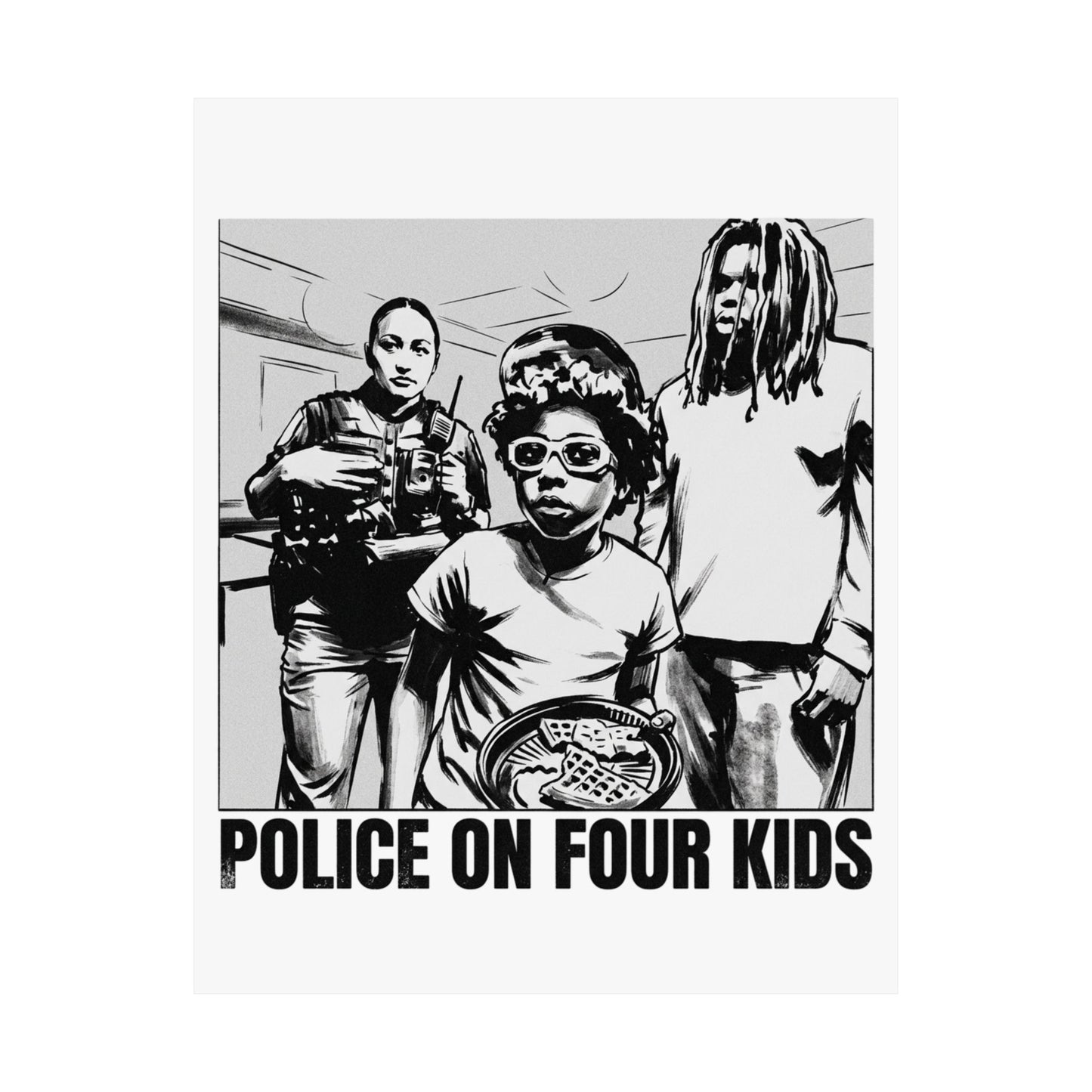 Police On Four Kids