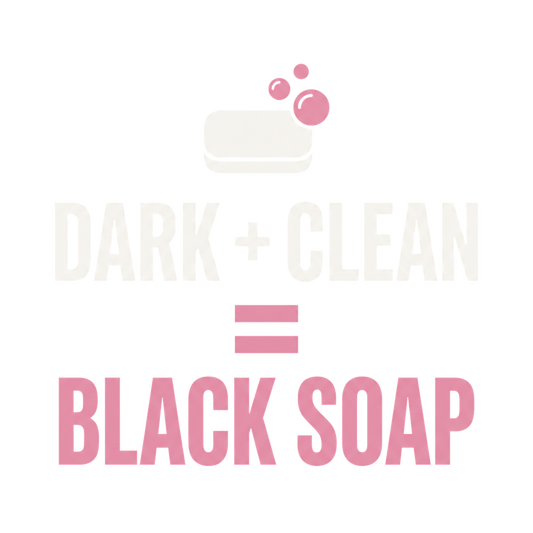 Dark + Clean = Black Soap