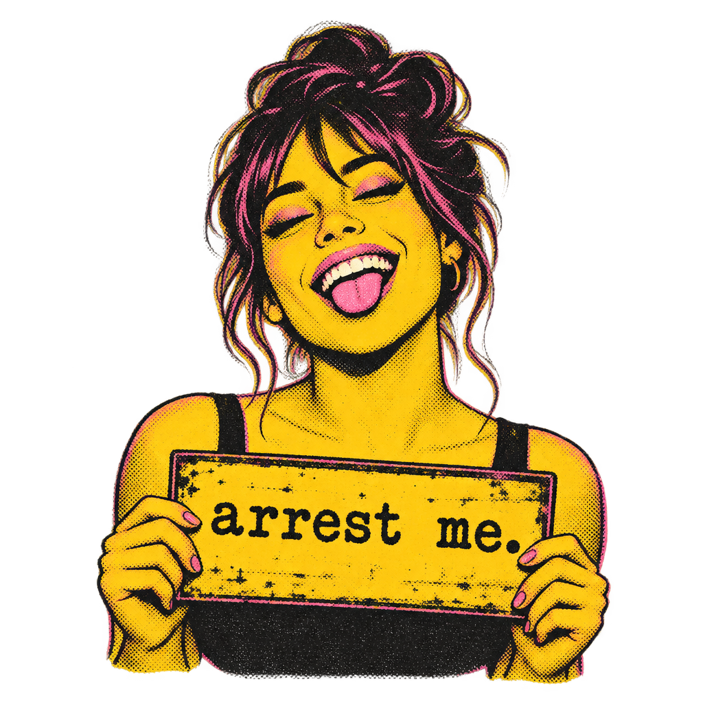 Joyful Mugshot Arrest Me